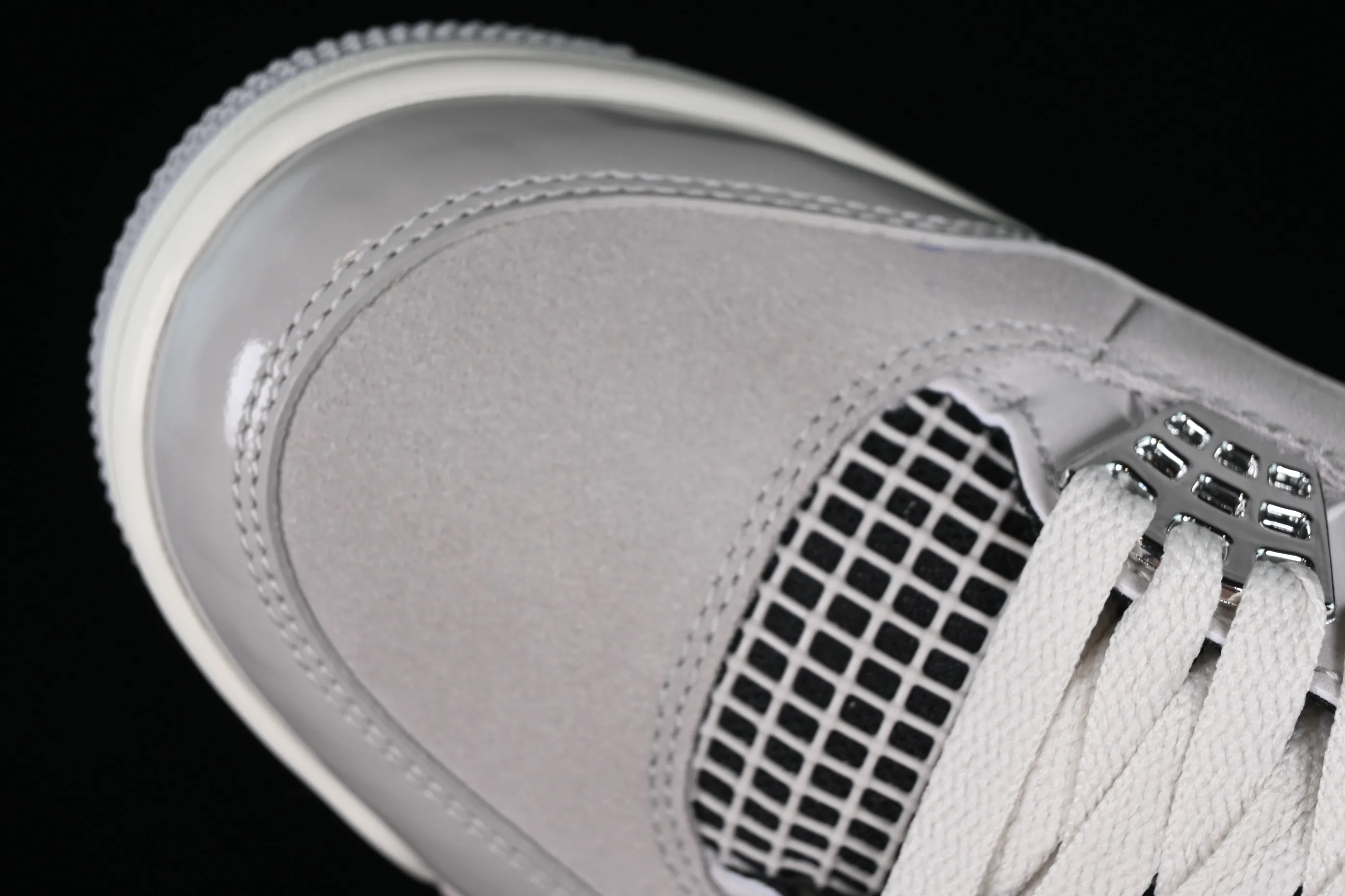 All categories Air Jordan Jordan series basketball shoes Air Jordan 4 GX foreign trade version Air Jordan 4 Retro "Frozen Moments" AJ4 Joe 4 electroplated silver AQ9129-001